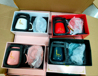 Ensemble de tasses à café avec logo personnalisé Chauffe-tasse en céramique avec coussin chauffant USB pour la maison Cadeau de Offre Spéciale intelligent avec contrôle de la température