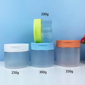 Tarro cosmético pequeño <span class=keywords><strong>de</strong></span> boca ancha <span class=keywords><strong>de</strong></span> 200g, recipiente <span class=keywords><strong>de</strong></span> plástico PET para almohadillas <span class=keywords><strong>de</strong></span> algodón <span class=keywords><strong>de</strong></span> ácido salicílico, cremas y bálsamos, <span class=keywords><strong>pinzas</strong></span> - Product Image 3