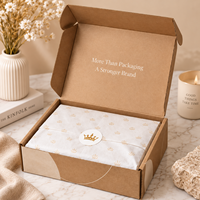 Boîte cadeau en carton ondulé de luxe personnalisée avec logo, pliable, pour l'expédition de vêtements, de bijoux, pour le commerce électronique, vente en gros