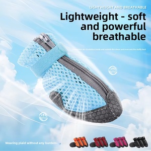 अनुकूलित पालतू जूता सॉक कुत्ते के जूते और पाव रक्षक सांस गर्मी के साथ गर्म फुटपाथ पर - Product Image 4