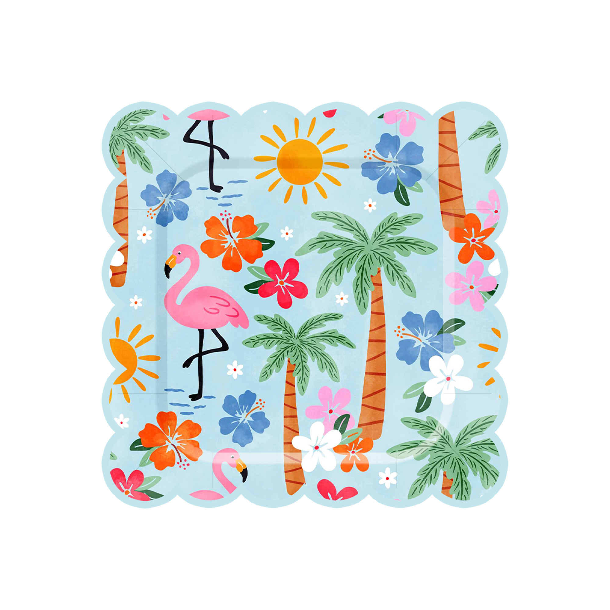 Assiette en carton de 21,6 cm * 8 unités