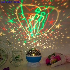 Valentine Của Món Quà Ngày Sao Xoay Chiếu Ánh Sáng Led Bàn Đèn Với Usb Cổng Nghệ Thuật <span class=keywords><strong>Deco</strong></span> 3D Bảng Đèn - Product Image 4