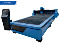 Mesin Pemotong Plasma CNC AceBest Ace-1530 Motor Stepper Area Kerja 1500x3000mm |   Harga Murah untuk Pintu Besi dari Lembaran Logam