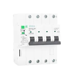 factory price 63A WIFI Smart Switch smart life Energy Meter Kwh Metering Monitoring Circuit Breaker MCB TUYA