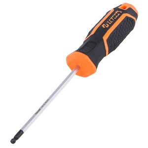 Hex Bit <b>Screwdriver</b> Set 5 Pc Magnetic Tip Industrial Grade Chrome Finish Anti Slip Handle - Product Image 4