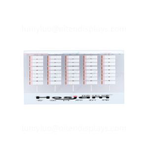 Étagères de présentation en métal pour produits de soins personnels pour supermarchés, crochets pour brosses à dents, panneaux perforés réglables, présentoirs pour magasins de détail - Product Image 5