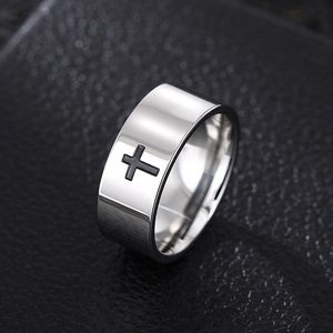 Anello Minimalista Unisex con Fascia Liscia, Gioiello Moderno per Uso Quotidiano - Product Image 3