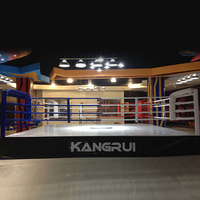 Anneau de Boxe Muay Thaï Professionnel Personnalisé de 6 Mètres pour Entraînement en Salle de Sport, Extérieur, UFC, MMA, Lutte, Type Compétition