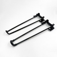 Pieds en métal détachables pour ordinateur Portable, Installation facile, bricolage, Portable, Mini ordinateur de bureau, de Table basse, meubles pliables et réglables, épingles à cheveux