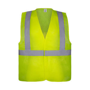 Rompi reflektif keselamatan konstruksi visibilitas tinggi logo kustom merah muda kelas 2 rompi keselamatan dengan 2 inci strip reflektif - Product Image 3