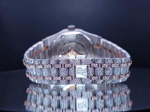 Reloj de Buceo Mecánico para Hombre, Personalizado al por Mayor, de Alta Calidad, Resistente al Agua, con Moissanita y Probador de Diamantes - Product Image 3