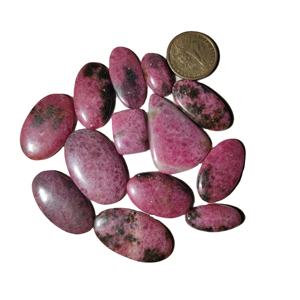 Cabochons de Rhodolite rose naturel de haute qualité incroyable pierre précieuse en vrac pour la fabrication de bijoux Rhodonite matériel prix de gros - Product Image 4