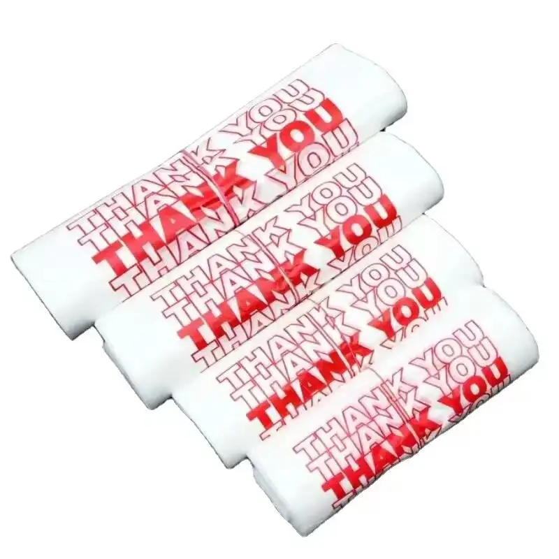 Hot bán an ninh túi nhựa "Cảm ơn bạn" để đi thực phẩm thực hiện xử lý túi cấp thực phẩm