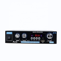 Amplificateur de puissance numérique AK35 BT avec lecteur de carte USB et radio, 2.0 canaux audio, pour voiture et maison