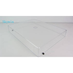 Housse anti-poussière pour tourne-disque Skywin 420X335X65MM Transparente Marron Matériau PS Accessoire audio - Product Image 4