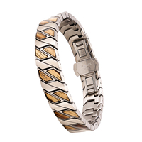 Bracelet en bois plaqué or style punk DODO DEER, personnalisable avec logo, étanche, hybride, pour cadeau d'anniversaire homme