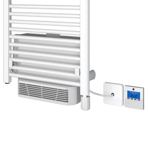 DOZ scalda asciugamani elettrico a parete con termostato ventilatore da bagno radiatore per alberghi - Product Image 3