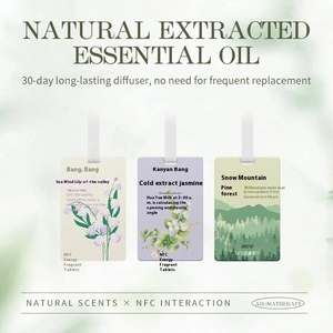 NFC Perfume sólido Tarjeta de aromaterapia Aroma Therapy Funda para teléfono móvil para mejora de limpieza energética - Product Image 6