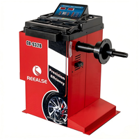 Équilibreuse de roues économique REEALSE CB-932B avec affichage numérique, précision de 1g, diamètre de pneu maximal de 950 mm et capacité de 65 kg