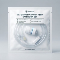 Tube d'extension vétérinaire OEM personnalisé à haut débit avec robinet à 3 voies pour chiens et chats