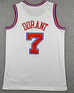 Nouveaux styles et haute qualité, <span class=keywords><strong>basket</strong></span>-ball pour hommes, broderie cousue, noir et blanc # 7 maillots des <span class=keywords><strong>Rockets</strong></span> <span class=keywords><strong>de</strong></span> <span class=keywords><strong>Houston</strong></span> <span class=keywords><strong>de</strong></span> Kevin Durant - Product Image 5