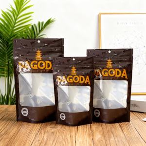 ถุง Mylar ที่กำหนดเองพร้อมกล่องตั้งกันความชื้นถุงซิปแบบยืนถุงใสจุดหน้าต่างพิมพ์ UV - Product Image 4