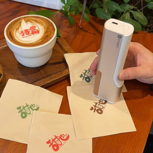 นวัตกรรม2025สำหรับ evebot printpen เครื่องพิมพ์อิงค์เจ็ทแบบถืออัตโนมัติกินได้สำหรับกาแฟเค้กมาการองช็อกโกแลตแบบทำมือของขวัญ - Product Image 1