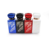 Botol parfum indah 50ml persegi gaya Arab bunga cerita botol semprot parfum