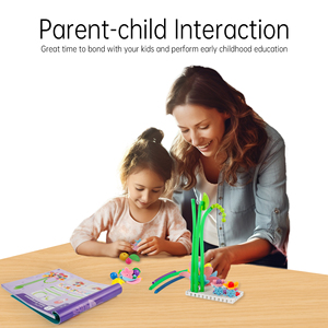 PUNGROW Patent 6 Side Connection Building Blocks <strong>Set</strong> ABS Plastic Puzzle Children Educational Fairy's Rainbow <strong>Garden</strong> <strong>Kids</strong> Toy <strong>Set</strong> - Product Image 5