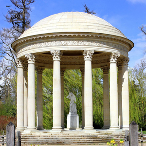 Décoration de jardin BLVE, style européen, <span class=keywords><strong>pavillon</strong></span> en pierre naturelle sculptée à <span class=keywords><strong>la</strong></span> main, gazebo classique en marbre - Product Image 6