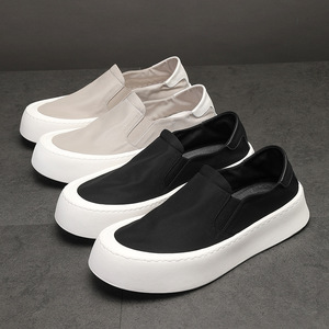 Mocasines de suela gruesa para hombre, zapatos de plataforma sin cordones, zapatos casuales de suela gruesa y cómodos para caminar - Product Image 4