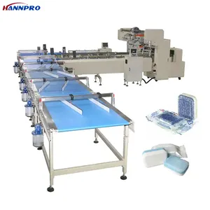 HANNPRO Machine automatique d'emballage d'oreillers à grande vitesse Machine d'emballage à flux Machine d'emballage de sachets en film pour barres de savon de toilette