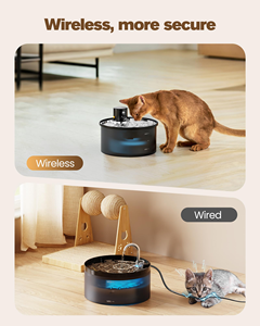 Bebedero Inalámbrico para Perros y Gatos, con Batería, Dispensador Automático de Agua para Mascotas de 3.2 Litros, Sensor de Movimiento, Uso en Interiores - Product Image 2
