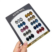 KAISE Kit de 10 Gels Ongles Effet Œil de Chat Multicolores 2026 Nouvelle Collection Haute Qualité Tendance Non Toxique Gel UV pour Salon de Manucure Vente en Gros ODM/OEM