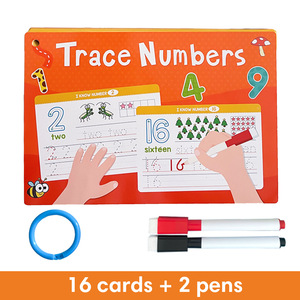 Tarjetas de Práctica de Escritura a Mano Reutilizables y Borrables para Niños, Alfabeto de la A a la Z en Mayúsculas y Minúsculas, Juguete de Aprendizaje de Trazado, Muestra <span class=keywords><strong>Gratis</strong></span> - Product Image 1