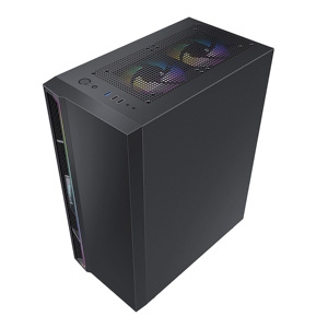 KINPOWER 공장 직매 컴퓨터 케이스 미드 타워 강화 유리 하이 엔드 게임용 PC 케이스 - Product Image 4