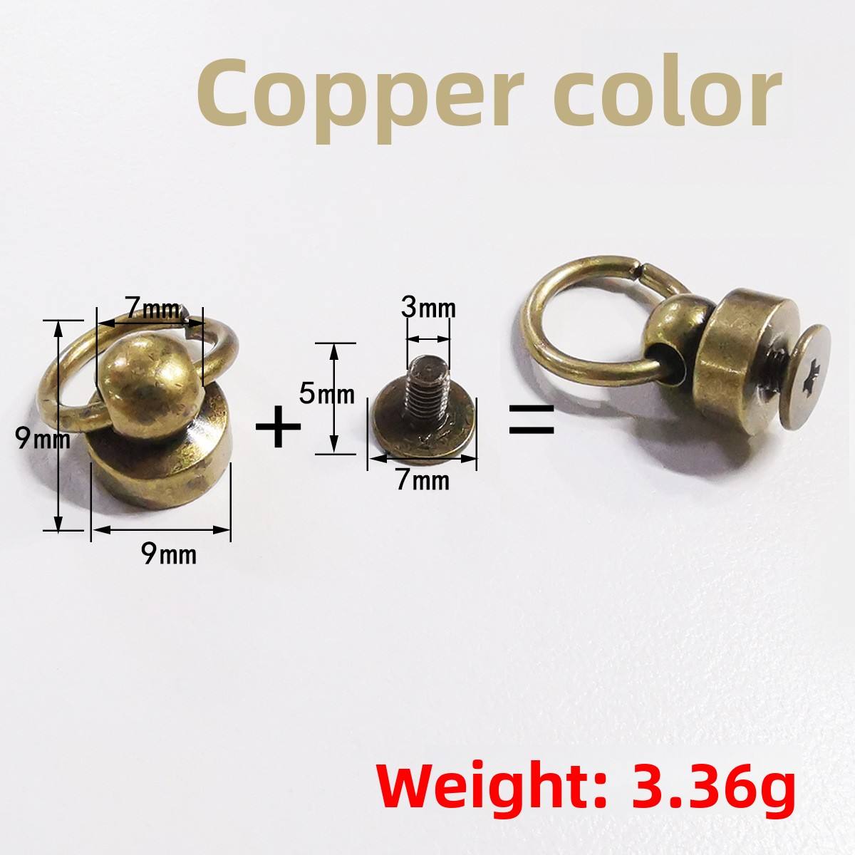 Bronze   Grande Boucle  Vis de 5,5 mm