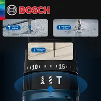 Perceuse électrique Bosch GSB183-LI, tournevis sans fil, perceuse à percussion, couple de 56nm, outils électriques multi-usages pour le bois, la pierre et le métal