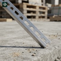 Profilé en aluminium industriel 6063 T5 finition brossée mate pour carrelage, moquette et nez de marche