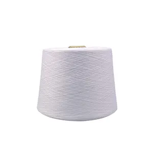 Anel de tecelagem coton55 polyester45 cvc 50/50 32/1, fio misturado para tecelagem de tricô