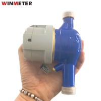 Compteur d'eau personnalisé DN15 en laiton, multi-jets, à cadran rotatif à sec, R160, IP68, réglage externe, robuste, en laiton, classe B