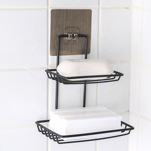 Piatti autoadesivi personalizzati senza perforazione custodia in spugna mensola per <span class=keywords><strong>lavello</strong></span> da cucina BathroomToilet portasapone portasapone - Product Image 6