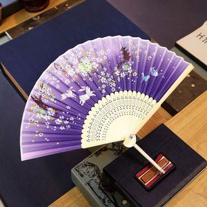 Custom Logo Printed Eco-Friendly Portable Bamboo Hand Fan Folk Art Classic Traditional DIY Angel Advertising Promotional <b>Gift</b> - Product Image 4
