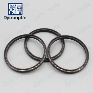 Dytronptfe Teflon Modified Spring <b>Seal</b> PTFE Carbon Fiber Shaft <b>Seal</b> For Pump Cylinder - Product Image 2