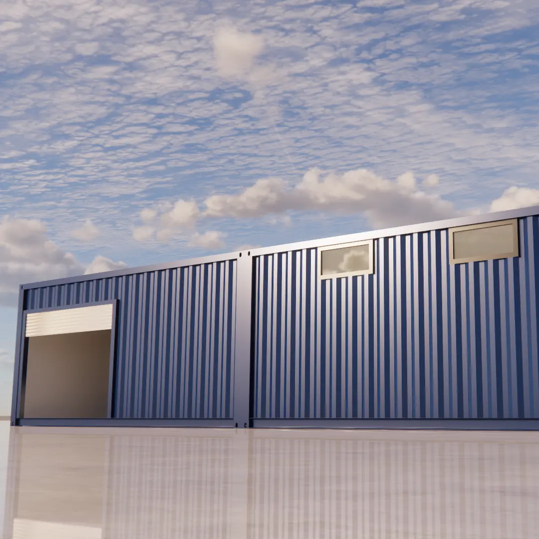 Casa de almacén modular prefabricada, marco de estructura de metal y acero ligero, contenedor de envío, bajo costo