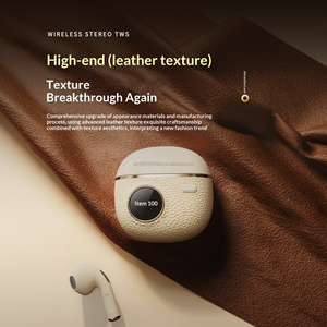 Nouveaux écouteurs TWS X82 2026, Bluetooth 5.4, sans fil, basses profondes 9D, design en cuir premium, faible coût pour la vente en gros en Amérique du Sud - Product Image 5