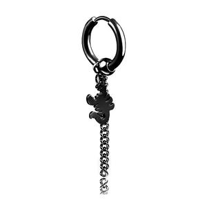 Quaste Kreuz Schädel Skorpion Star Drop Ohrringe für Unisex Edelstahl Religiösen durchbohrten oder nicht durchbohrten Schmuck - Product Image 6