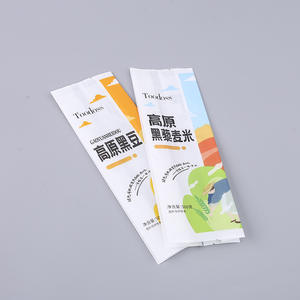 Sacs à fermeture éclair en plastique PE épais recyclables pour supermarchés, film gaufré pour l'emballage des produits alimentaires et agricoles (haricots mungo) - Product Image 6