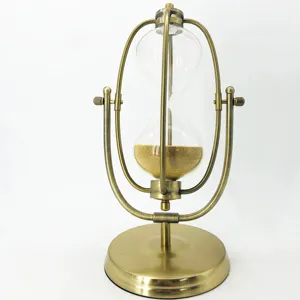 Hourglass Modern Style Decor 30 60 Min Antique Rotating Large Sand Clock Custom Gold Sand Timer