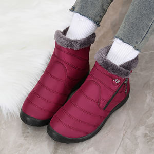 Sepatu Wanita Gaya Berjalan Musim Dingin DZ-GM-857, Sepatu Bot Musim Dingin Desain Baru, Sepatu Kasual Hangat untuk Berjalan dan Berlari - Product Image 2